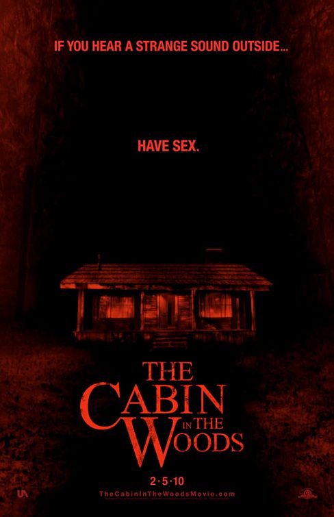 Cabin in the Woods poster