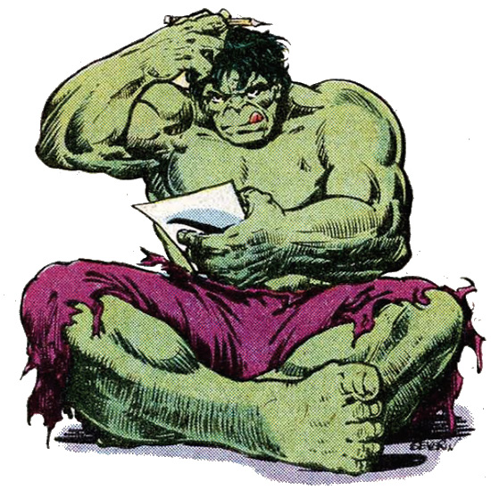 Hulk thinking