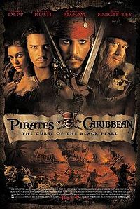 Pirates of the Caribbean: Curse of the Black Pearl movie poster