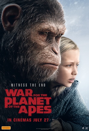 War of the Planet of the Apes poster