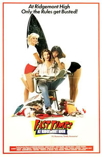 Fast Times at Ridgemont High poster