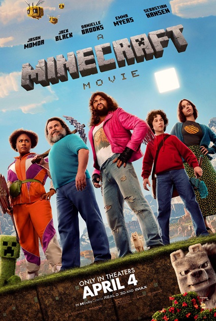 A Minecraft Movie poster