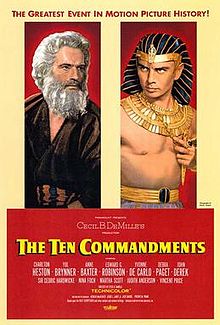 The Ten Commandments poster