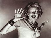 Woman screaming
